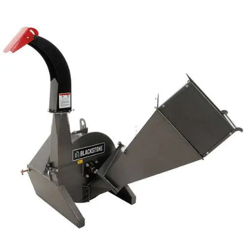 Triturador de madeira Blackstone BTC100 com trator, com sistema de corte de 4 lâminas - diâmetro da madeira 100 mm