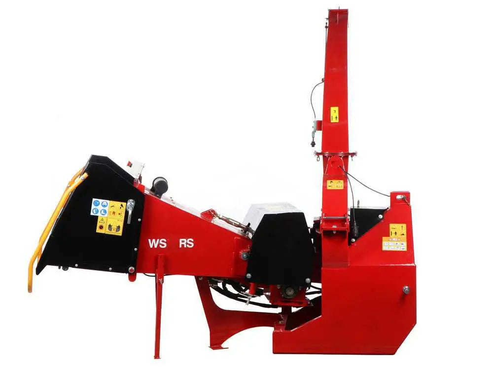 Triturador de tratores GeoTech Pro WS52R com rolos de alimentação controlados hidraulicamente