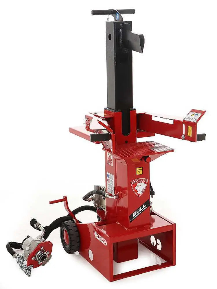 Rachador de Lenha Vertical para Trator e Acionamento Elétrico Ceccato BULL SPLET12 KOMBI - 12 Toneladas
